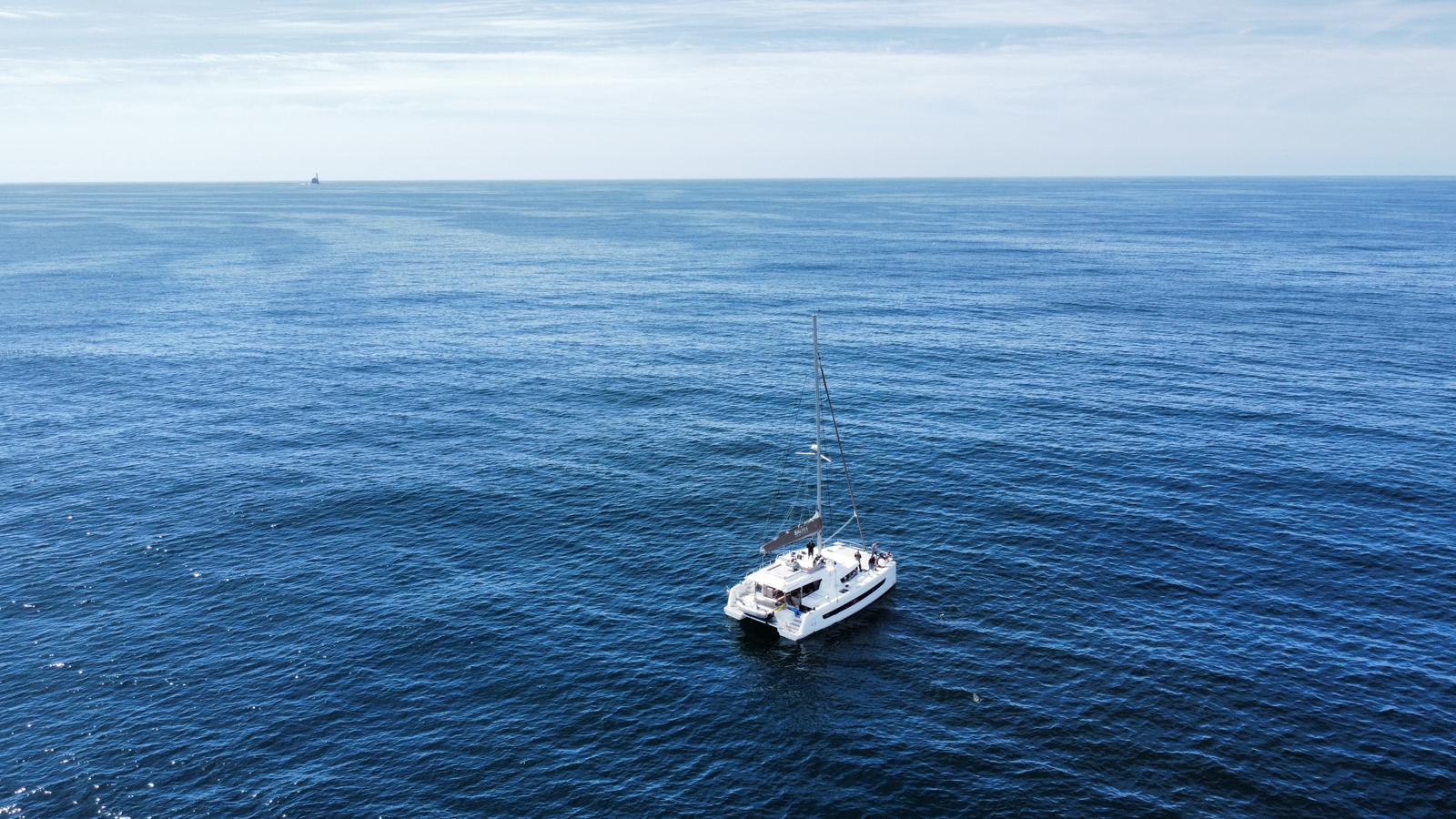 boat out at sea