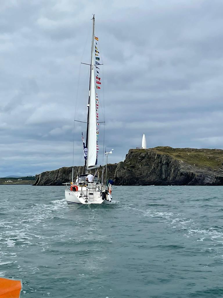 Boat and lighthouse