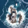 Ariel view of lighthouse