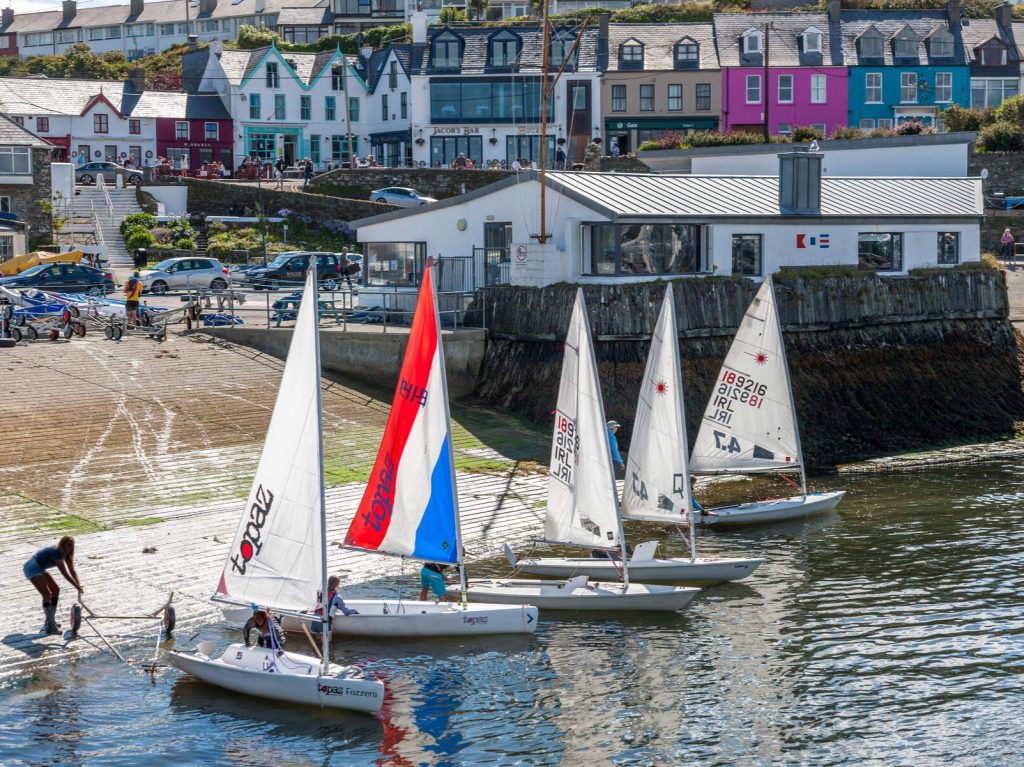 Sail boats on the beach